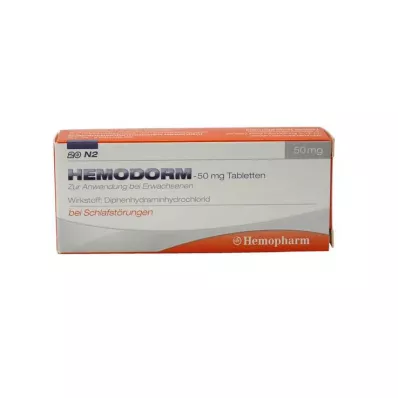 HEMODORM 50 mg comprimidos para dormir, 20 uds