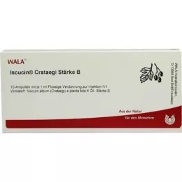 ISCUCIN crataegi Fuerza B Ampollas, 10X1 ml