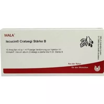 ISCUCIN crataegi Fuerza B Ampollas, 10X1 ml ISCUCIN crataegi Fuerza B Ampollas, 10X1 ml