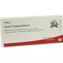ISCUCIN crataegi Fuerza D Ampollas, 10X1 ml