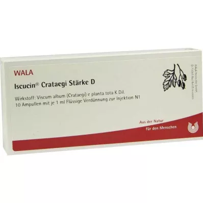 ISCUCIN crataegi Fuerza D Ampollas, 10X1 ml