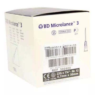 Cánula Bd Microlance 22 G 1 1/4 0,7x30 mm (100 piezas)