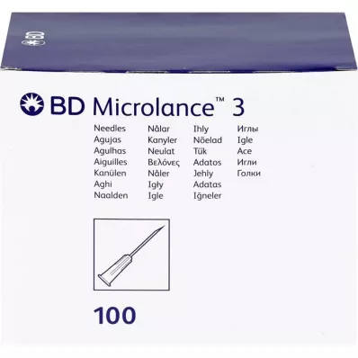 BD MICROLANCE Cánula 23 G 1 1/4 0,6x30 mm, 100 uds