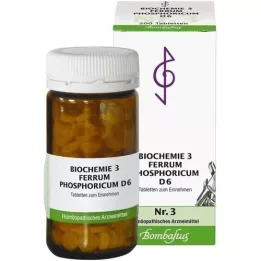 BIOCHEMIE 3 Ferrum phosphoricum D 6 comprimidos, 200 uds