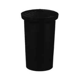 KRÜCKENKAPSEL Tamaño 2 20 mm negro, 1 ud
