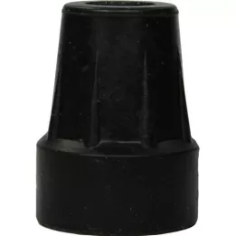 KRÜCKENKAPSEL Entrada de acero negro de 18/19 mm, 1 ud