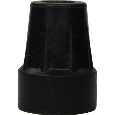 KRÜCKENKAPSEL Entrada de acero negro de 18/19 mm, 1 ud