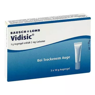 VIDISIC Gel ocular, 3X10 g