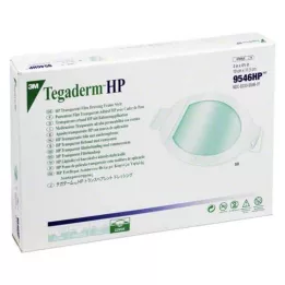 TEGADERM 3M Apósito transparente 10x11,5 cm oval 9546HP, 50 uds