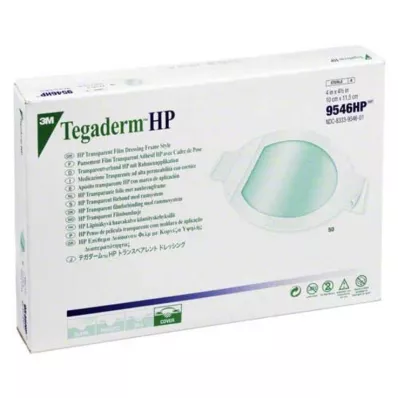 Tegaderm 3M vendaje transparente ovalado 10x11,5 cm 9546HP, 50 piezas