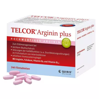 TELCOR Arginina plus comprimidos recubiertos con película, 240 uds TELCOR Arginina plus comprimidos recubiertos con película, 240 uds