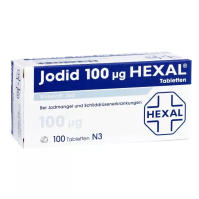Tabletas de yoduro de 100 µg HEXAL , 100 piezas Tabletas de yoduro de 100 µg HEXAL , 100 piezas