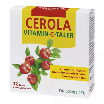 CEROLA Vitamina C Taler Grandel, 32 uds CEROLA Vitamina C Taler Grandel, 32 uds
