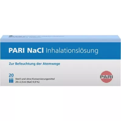 PARI NaCl Solución para inhalación Ampollas, 20X2,5 ml