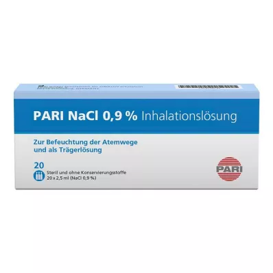 PARI Ampollas de solución para inhalación de NaCl, 20X2,5 ml