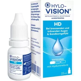 HYLO-VISION HD Gotas para los ojos, 15 ml