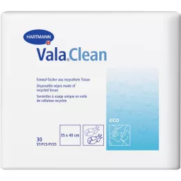 VALACLEAN Toallitas desechables ecológicas 35x40 cm, 30 uds