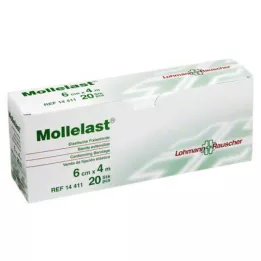 MOLLELAST Vendas 6 cmx4 m envasadas individualmente, 20 uds