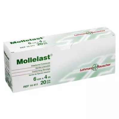 MOLLELAST Vendas 6 cmx4 m envasadas individualmente, 20 uds