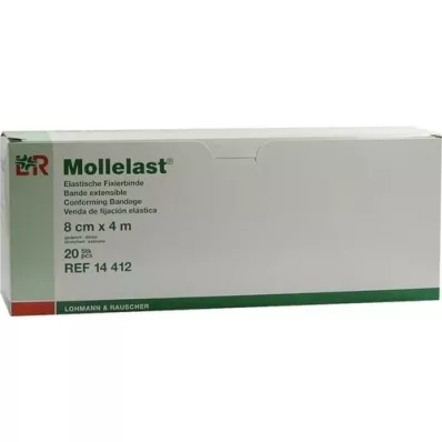 MOLLELAST Vendas 8 cmx4 m envasadas individualmente, 20 uds