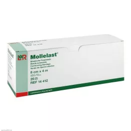 MOLLELAST Vendas 8 cmx4 m envasadas individualmente, 20 uds