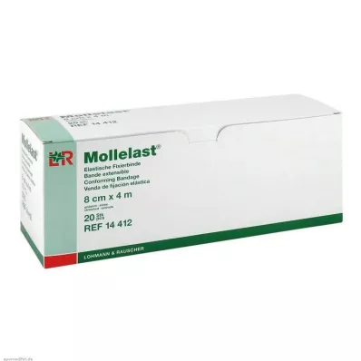 MOLLELAST Vendas 8 cmx4 m envasadas individualmente, 20 uds