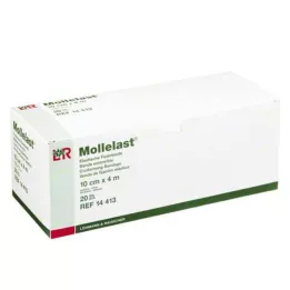 MOLLELAST Vendas 10 cmx4 m envasadas individualmente, 20 uds