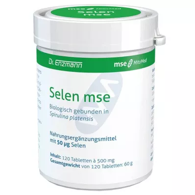 SELEN MSE Comprimidos de 50 µg, 120 unidades