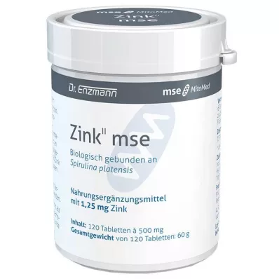 ZINK II MSE Comprimidos de 1,25 mg, 120 unidades