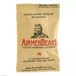 AIRMENBEANS Pastillas de café con guaraná, 21 uds