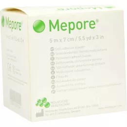 MEPORE Apósito no estéril 7 cmx5 m, 1 ud