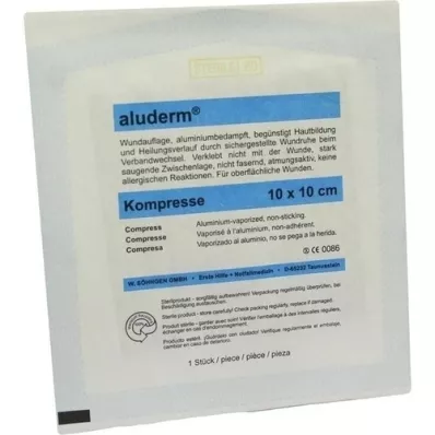 ALUDERM Compresas 10x10 cm, 1 ud