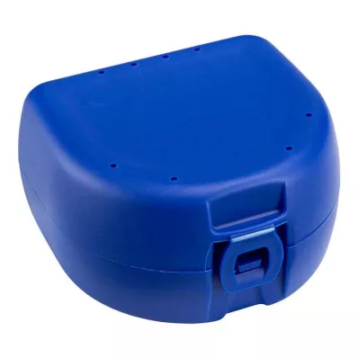 PROTHESEN ZAHNSPANGENBOX universal azul oscuro, 1 ud