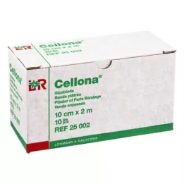 CELLONA Vendas de esparadrapo 10 cmx2 m, 2X5 uds