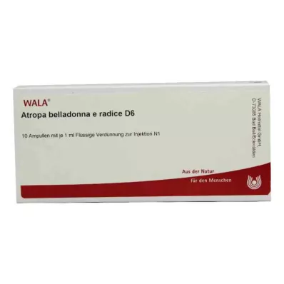 Ampollas Atropa Belladonna e Radix D6 (10x1 ml)