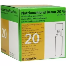 NATRIUMCHLORID 20% MPC Electrolito concentrado, 20X10 ml