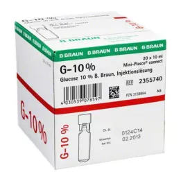 GLUCOSE Solución iny. 10% B.Braun Mini Plasco connect, 20X10 ml