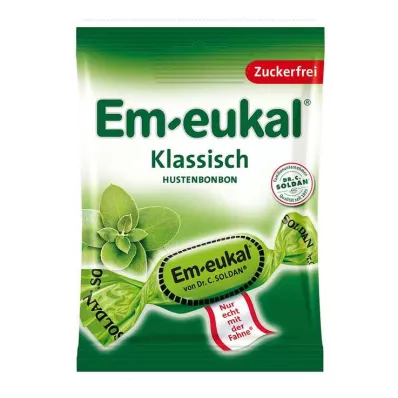 EM-EUKAL Caramelos clásicos sin azúcar, 75 g