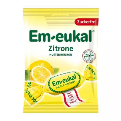 EM-EUKAL Caramelos de limón sin azúcar, 75 g