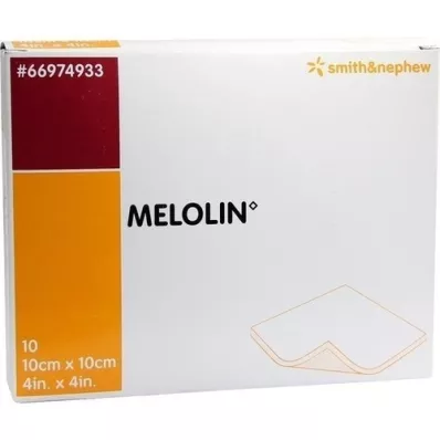 MELOLIN 10x10 cm apósitos estériles, 10 uds