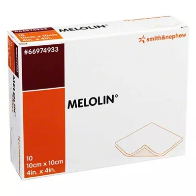 MELOLIN 10x10 cm apósitos estériles, 10 uds