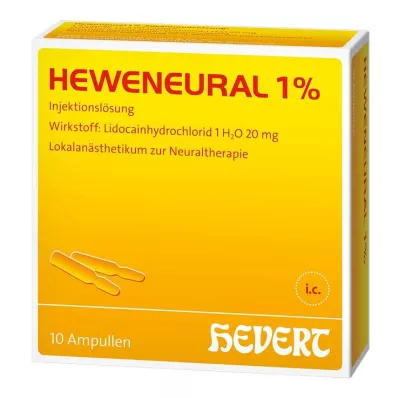 HEWENEURAL Ampollas al 1%, 10X2 ml