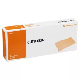 CUTICERIN 7,5x20 cm gasa con recubrimiento de pomada, 50 uds