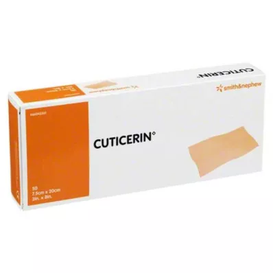 Cuticerina 7,5x20cm gasa con sat, 50 st