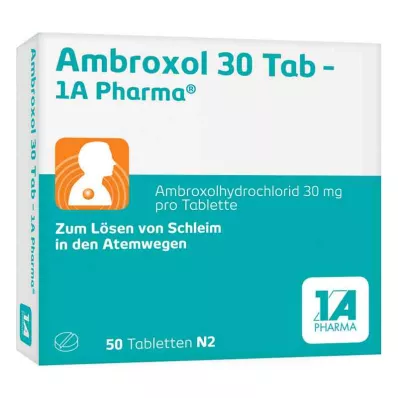 AMBROXOL 30 comprimidos Tab-1A Pharma, 50 uds