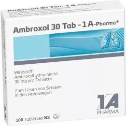 AMBROXOL 30 comprimidos Tab-1A Pharma, 100 uds