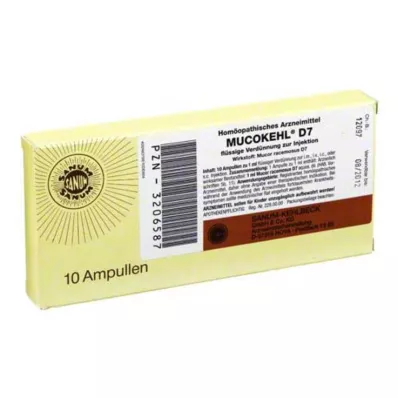 MUCOKEHL Ampollas D 7, 10X1 ml