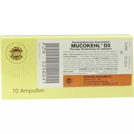 MUCOKEHL Ampollas D 5, 10X1 ml