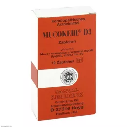 MUCOKEHL Supositorios D 3, 10 uds