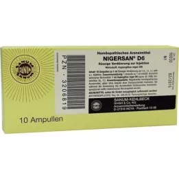 NIGERSAN D 6 Ampollas, 10X1 ml